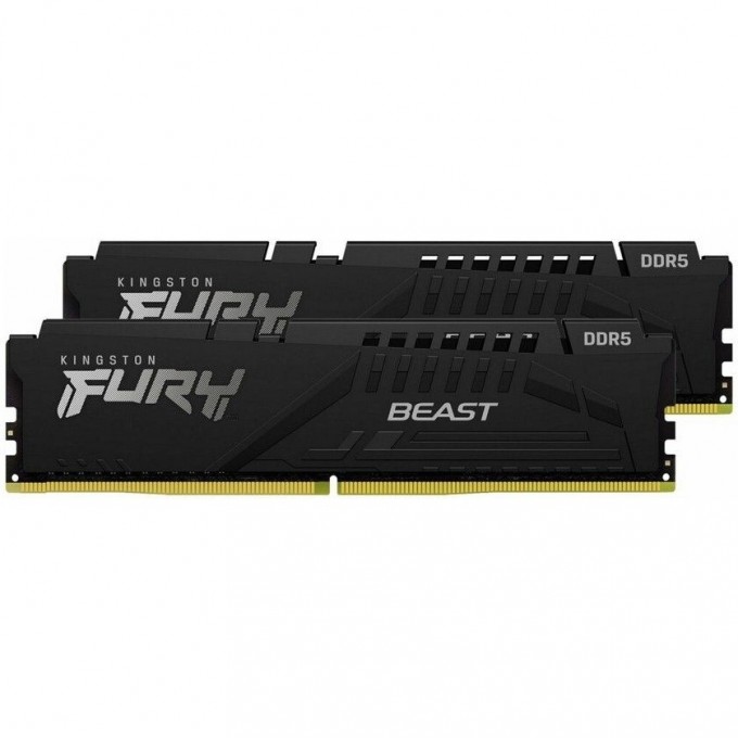 Оперативная память 32Gb DDR5 5600MHz KINGSTON FURY BEAST () (2x16Gb KIT) KF556C36BBEK2-32 Оперативная память 32Gb DDR5 5600MHz KINGSTON FURY BEAST () (2x16Gb KIT) KF556C36BBEK2-32