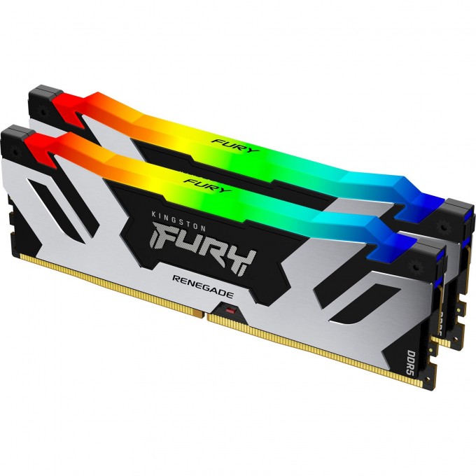 Оперативная память 32Gb DDR5 6400MHz KINGSTON FURY RENEGADE RGB () (2x16Gb KIT) KF564C32RSAK2-32 Оперативная память 32Gb DDR5 6400MHz KINGSTON FURY RENEGADE RGB () (2x16Gb KIT) KF564C32RSAK2-32
