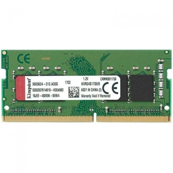 Оперативная память KINGSTON ValueRAM KVR24S17S8/8 534520 Оперативная память KINGSTON ValueRAM KVR24S17S8/8 534520