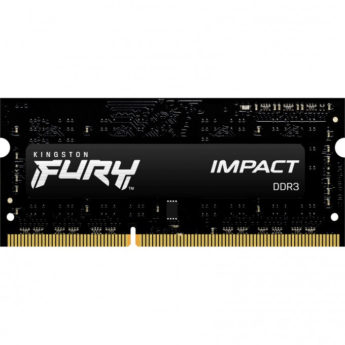 Память оперативная Kingston 4GB 1866MHz DDR3LCL11SODIMM1.35V FURY Impact KF318LS11IB/4 Память оперативная Kingston 4GB 1866MHz DDR3LCL11SODIMM1.35V FURY Impact KF318LS11IB/4