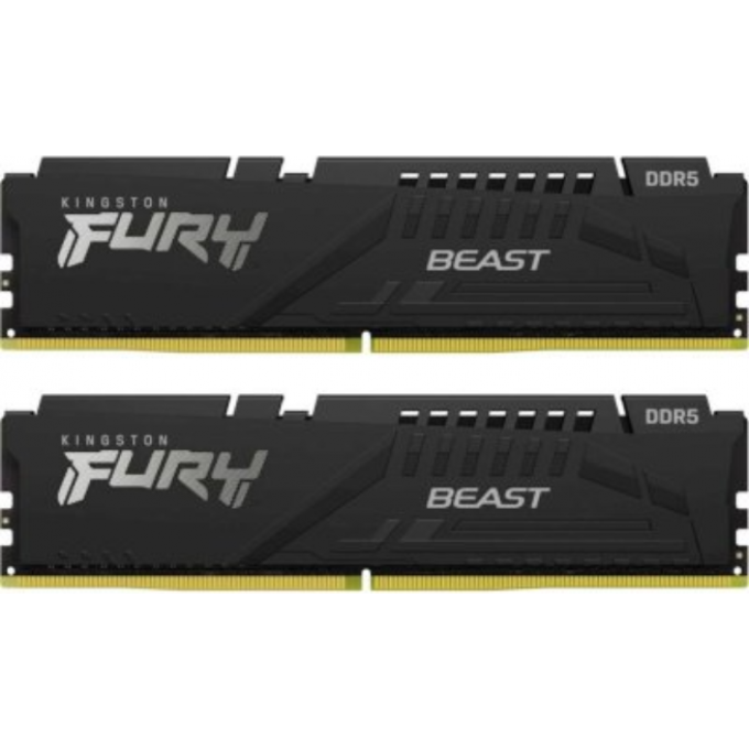 Память оперативная KINGSTON FURY BEAST BLACK EXPO 6400MT/s 32GB DDR5 CL32 DIMM KF564C32BBEK2-32 Память оперативная KINGSTON FURY BEAST BLACK EXPO 6400MT/s 32GB DDR5 CL32 DIMM KF564C32BBEK2-32