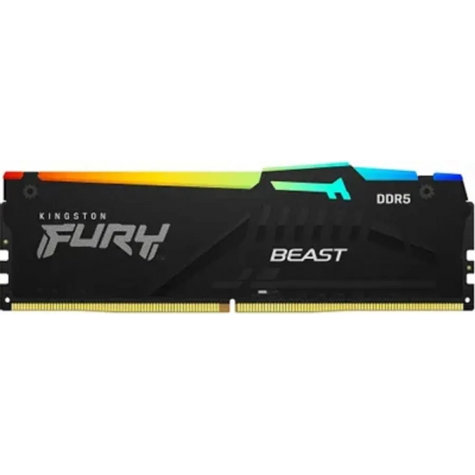 Память оперативная KINGSTON FURY BEAST RGB EXPO 8GB 5200MT/s DDR5 CL36 DIMM KF552C36BBEA-8 Память оперативная KINGSTON FURY BEAST RGB EXPO 8GB 5200MT/s DDR5 CL36 DIMM KF552C36BBEA-8