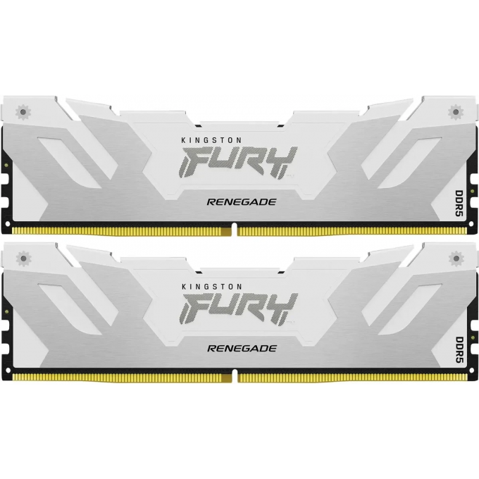 Память оперативная KINGSTON FURY RENEGADE WHITE XMP 32GB 8000MT/s DDR5 CL38 DIMM KF580C38RWK2-32 Память оперативная KINGSTON FURY RENEGADE WHITE XMP 32GB 8000MT/s DDR5 CL38 DIMM KF580C38RWK2-32